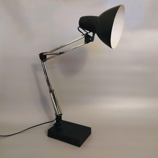 Mid-Century Modern Black Table Lamp from Arteluce, 1970s For Sale - Image 3 of 13