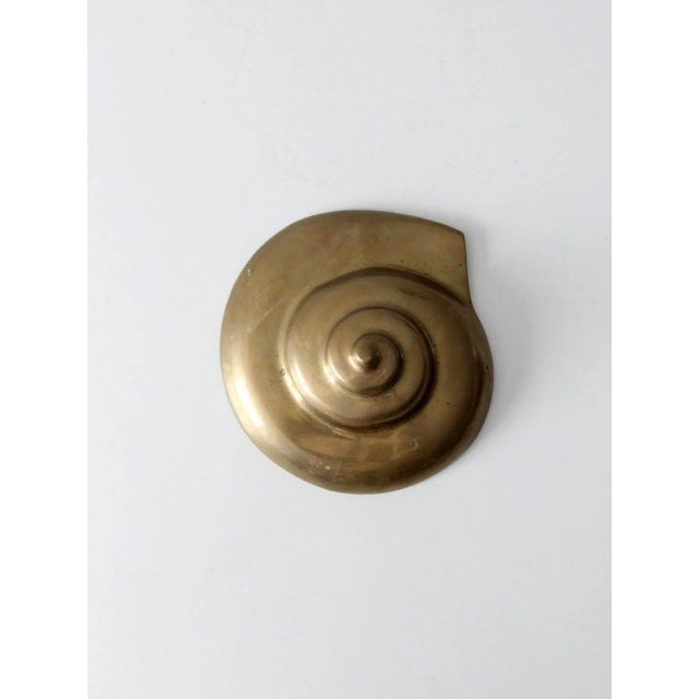 Mid Century Brass Wall Sconce For Sale - Image 4 of 9