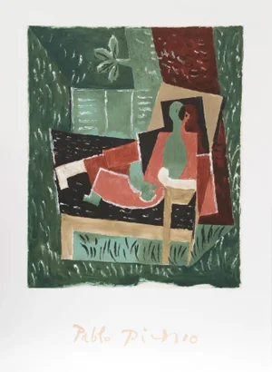 1980s "Nu au Bras Leve de Face" Lithograph After Pablo Picasso