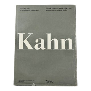 Louis I. Kahn: In the Realm of Architecture Coffee Table Book – 1st Edition 1991 For Sale