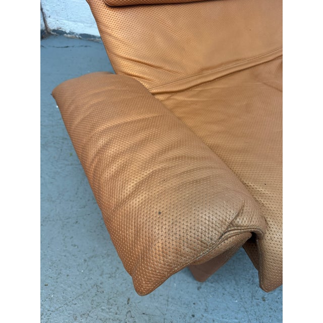 1970s Leather Lounge Chairs Designed by Giovanni Offredi for Saporiti Italia For Sale - Image 13 of 18