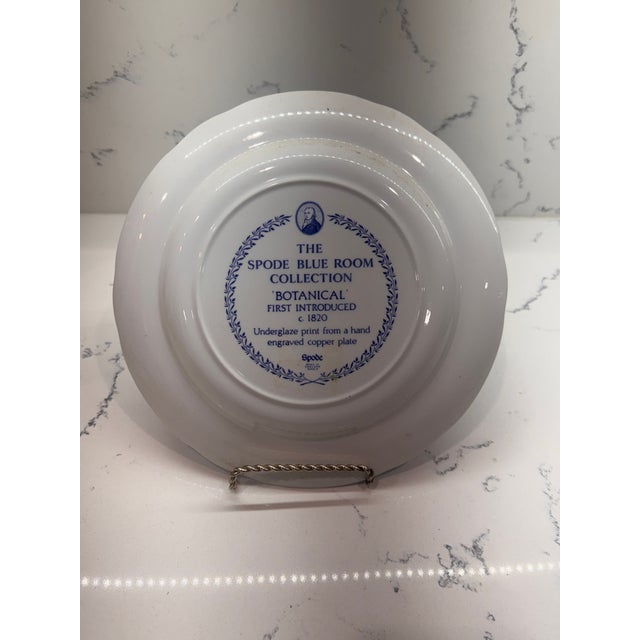 Spode Blue and White Collection Decorative Plates - Set of 6, C. 1990s For Sale - Image 14 of 14