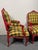 Textile Set of 19th Century Style Armchairs For Sale - Image 7 of 8