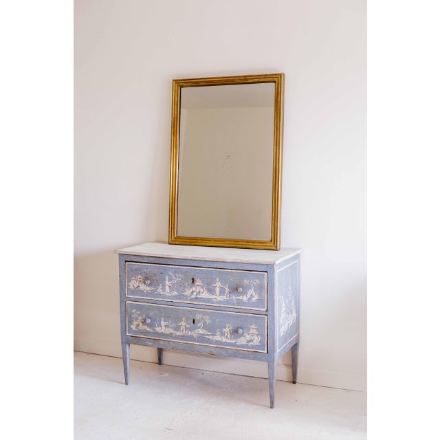 19th c French brass bistro mirror, original wood back, light foxing to glass, reeded brass frame in excellent condition....