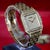Art Deco 1980s Cartier Panthere Ref 8839 Jumbo 27mm Full Pave Diamond 18k Yellow Gold Watch For Sale - Image 3 of 11