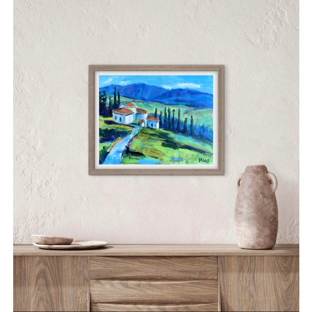 Summer Shadows in the Hills - Acrylic Landscape Painting For Sale - Image 12 of 13