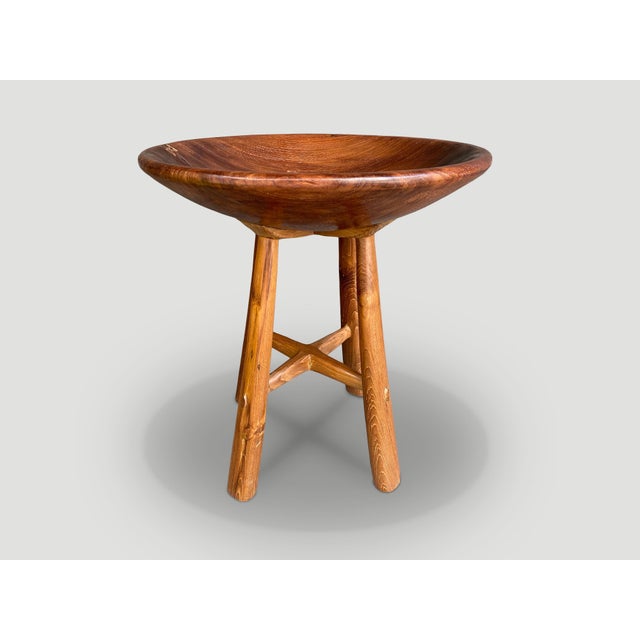 Andrianna Shamaris Mid-Century Couture Side Table For Sale - Image 17 of 18
