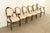 Karges Furniture Karges Style French Regency Louis XVI Carved Mahogany and Gold Gilt Dining Chairs, Set of Six For Sale - Image 4 of 14