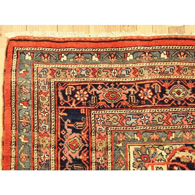 Antique Persian Bidjar Oriental Rug, in Room size, with Central Medallion For Sale - Image 12 of 12