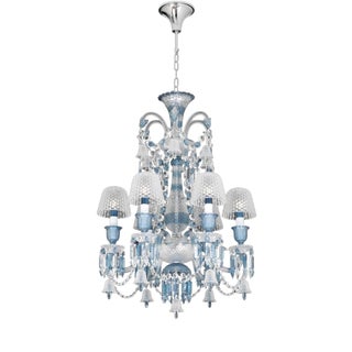 Collection Regina Di Colori Chandelier in Light Blue by Jago For Sale