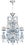 Collection Regina Di Colori Chandelier in Light Blue by Jago For Sale