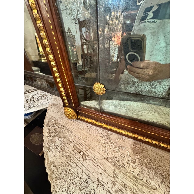 Gold 19th C. French Walnut and Gilt Mirrors For Sale - Image 8 of 10