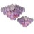 Amethyst Murano Disc Chandelier, 1970s For Sale - Image 7 of 11