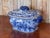 English Blue and White Transferware Soup Tureen For Sale - Image 3 of 8