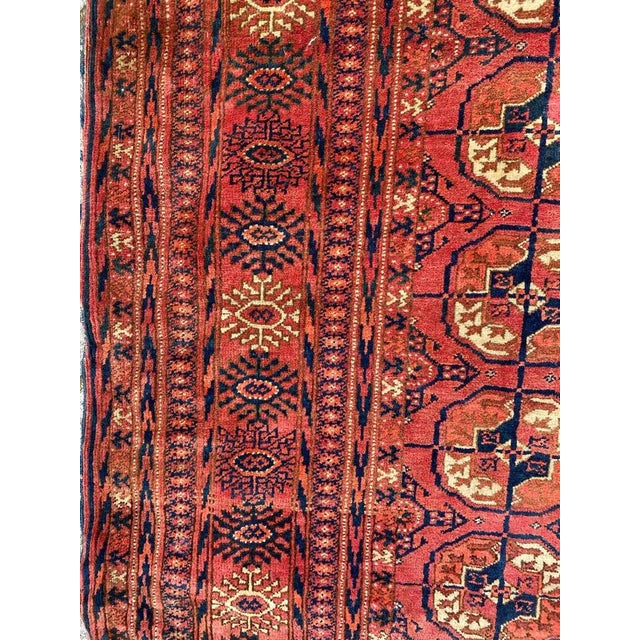 Vintage Turkmen Bokhara Rug, 1950s For Sale - Image 9 of 17