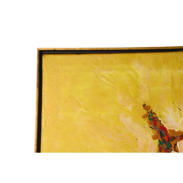 Pierre-Auguste Renoir Post Modern Sofa Art Flower Bouquet Painting C 1970's Signed Gregg For Sale - Image 4 of 10