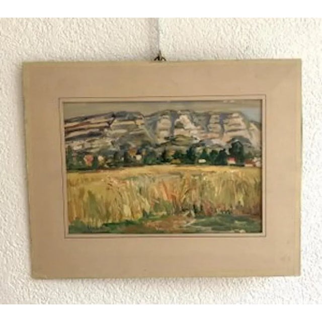 Harry Urban, Au pied des montagnes, Watercolor on Paper For Sale - Image 11 of 12