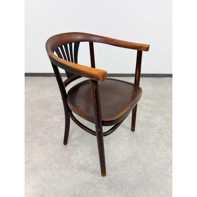 Art Nouveau No. 24 Armchair by Arch. Emanuel Von Seidl for Thonet, 1920s For Sale - Image 3 of 10