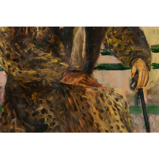 Modern Antonio Feltrinelli, Female Figures, Oil Painting, 1930s For Sale - Image 3 of 5