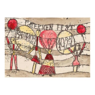 Paul Klee Latern Festival Bauhaus Giclee LTD Edition For Sale