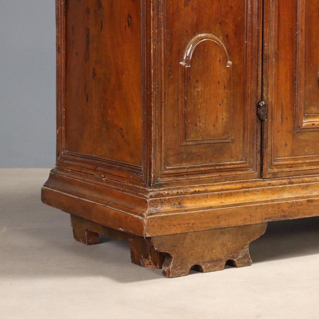 Antique Baroque Walnut Cabinet, 1700s For Sale - Image 9 of 11