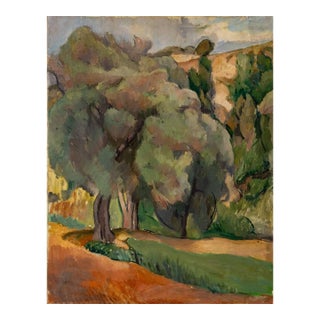 Abraham Adolphe Milich Attr. Forest Landscape Oil For Sale