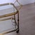 Vintage Glass and Brass Trolley, 1950s For Sale - Image 10 of 13