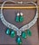 Gemstone Gia Certified 145ct No Enhacement Emerald & 45 Ct Diamond Necklace Suite For Sale - Image 7 of 8