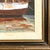 Mid Century California Harbor View/Boats Oil Painting. Signed For Sale - Image 6 of 6