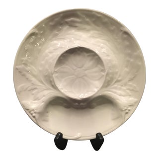 Antique Gien French Artichoke Plates - Set of 8 For Sale