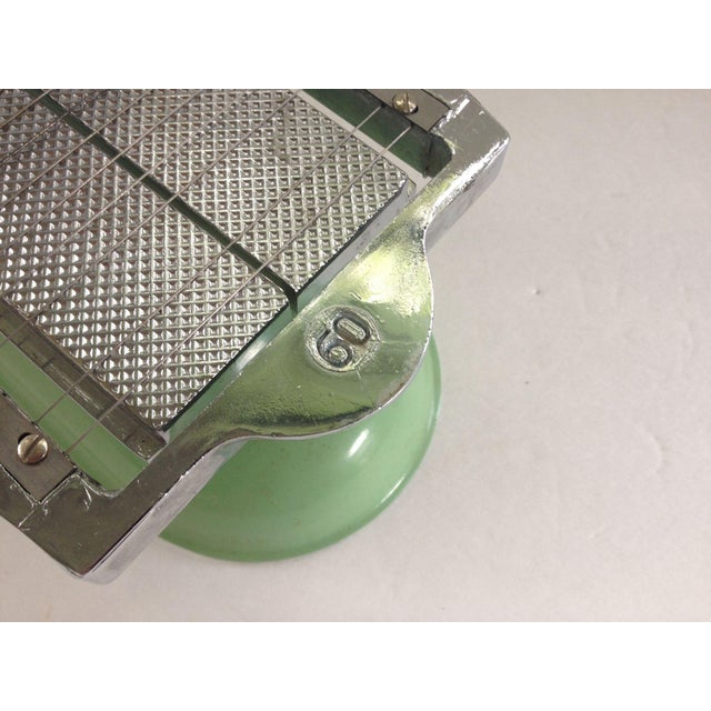 Vintage Industrial Jadeite Enamel Butter Cutter Chairish