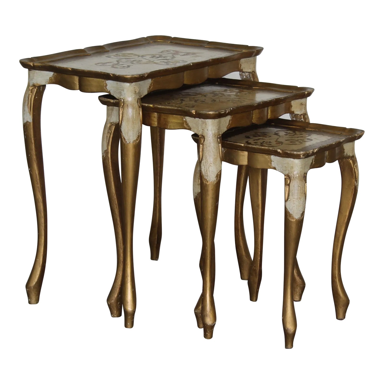 Vintage Florentine Nesting Tables | Chairish