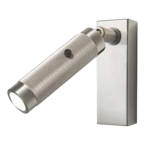 Brushed Nickel Led Knurl Reading Light