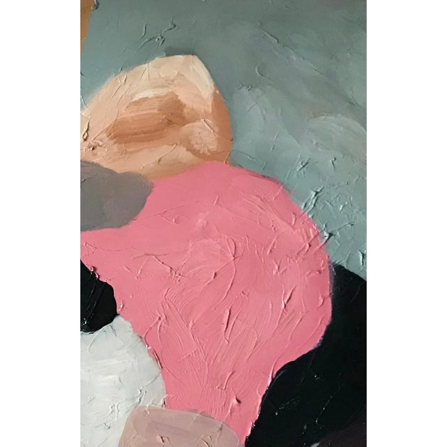 Franz Stirnimann, Composition, Oil on Canvas For Sale - Image 5 of 9