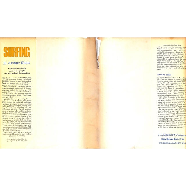 Traditional "Surfing" Book 1965 Klein, H. Arthur For Sale - Image 3 of 12