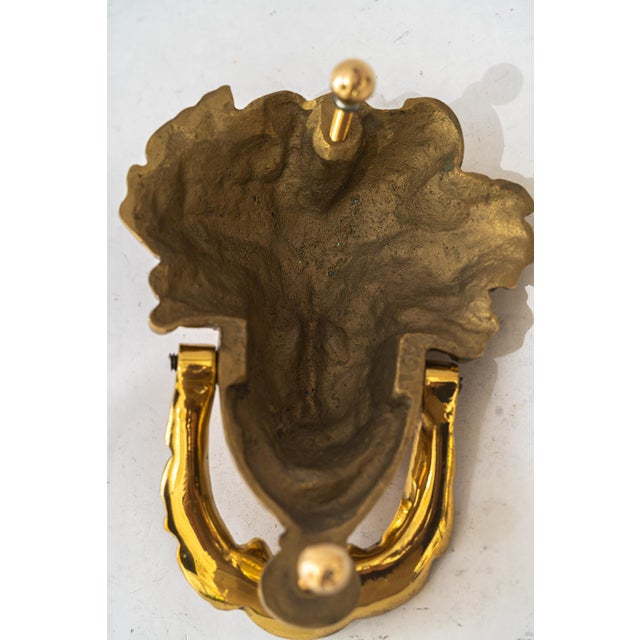 Art Deco Brass Door Knocker, 1920s For Sale - Image 9 of 12