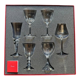 Baccarat Box of Wine Glasses, Set of 6 For Sale