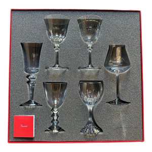 Baccarat Box of Wine Glasses, Set of 6