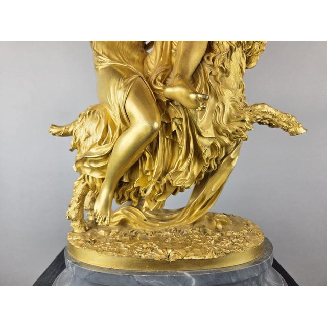 After Philippe-Laurent Roland, Bacchante Riding a Goat, 19th Century, Bronze For Sale - Image 15 of 18