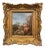 18th Century British Oil on Board in Carved Gilt Frame Attributed to F. Wheatley For Sale