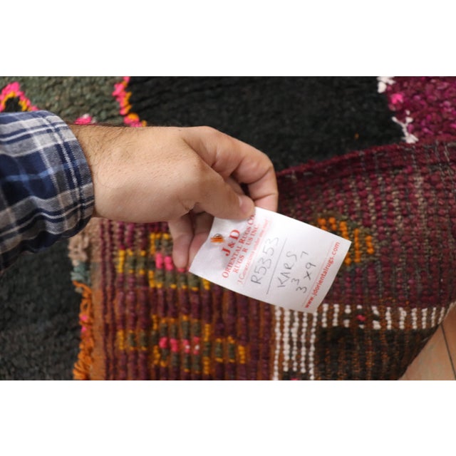 Late 20th Century Wild Bohemian Turkish Runner For Sale - Image 4 of 6