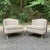 Ico Parisi Attributed Restored Walnut Mid 20th Century Slipper Chairs in Scalamandre For Sale - Image 9 of 9