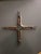Brutalist Brutalist Cross in Bronze For Sale - Image 3 of 3