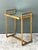 Vintage Metal and Mirrored Glass Side Table For Sale - Image 9 of 12
