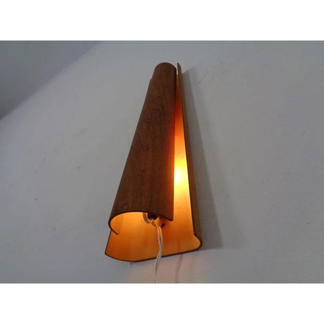 1950s Danish Teak Wall Lamp, 1950s For Sale - Image 5 of 18