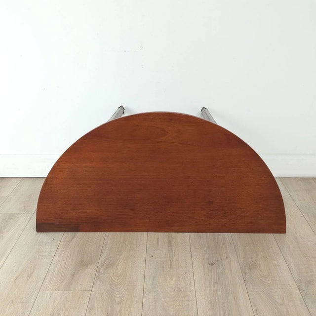 Georgian Demilune Table, England Circa 1800 For Sale - Image 10 of 10