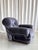 Stunning, one-of-a-kind Italian space age chrome caged velvet armchair attributed to Adriano Piazessi, 1960s. An...