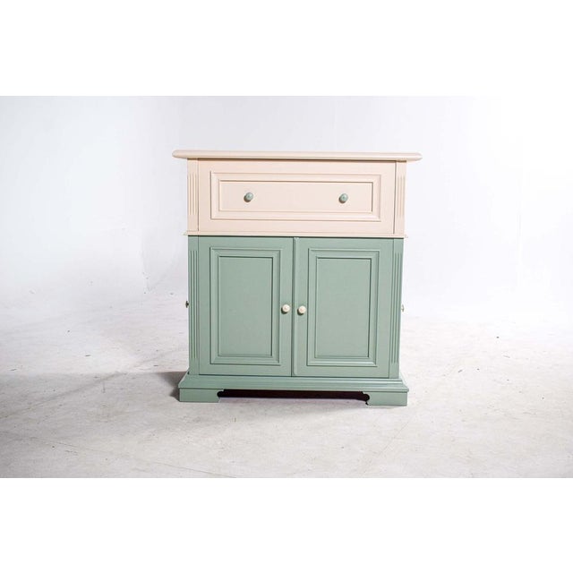 Antique Wood TV Cabinet in Shabby Chic Style, 1960 For Sale - Image 11 of 15