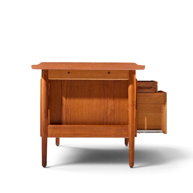 Sibast Furniture Arne Vodder for Sibast Mid Century Danish Teak Executive Desk For Sale - Image 4 of 10