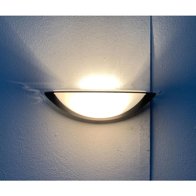 Postmodern German Space Age Wall Lamps from Glashütte Limburg, Set of 2 For Sale - Image 12 of 18